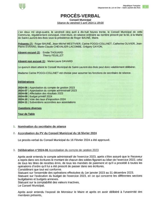 CR Conseil municipal 05-04-2024